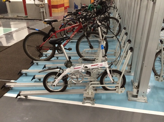double decker bike rack