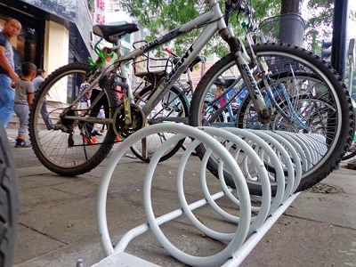 Custom bike rack design, production 